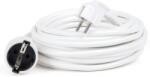 GESERCO Cordon prelungitor Fisa+Priza 3x1.5mm2 Alb 5 m