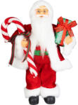 MagicHome karácsonyi dekoráció, Mikulás ajándékokkal, piros, 45 cm (TC8095505)