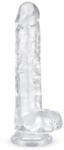 EasyToys Jelly Dildo with Balls 19cm Dildo
