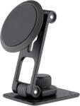 Laptophardware QUALO mágneses autós telefontartó szélvédőre, erős 3M ragasztóval, univerzális, stabil tartó - fekete (QUSM-S-RC-01)
