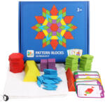 Leziter Tangram puzzle creativ în formă de 155 de piese (BTE-29)