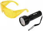TOYA Elemes UV zseblámpa + szemüveg 3 x AA (P-YT-08581)