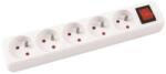 TED Electric Prelungitor 5 prize, intrerupator, cablu 3 m, Schuko (FMK5305)