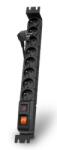  Prelungitor cu protectie rackabil 8 prize 1.5m Negru, Acar S8 FA (PPACARS8-2RACK)