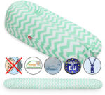 Scamp szoptatós párna univerzális pamut ZigZag Green White SZPE234 - vital24