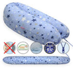 Scamp szoptatós párna univerzális pamut Blue White Little Big SZPE257 - vital24