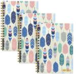 Pukka Pad Spirálfüzet, B5, vonalas, 80 lap, FSC, PUKKA PAD "Carpe Diem", toll minta (PUP9379) - tintasziget