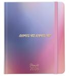 Lizzy Card Határidőnapló 2026 heti B/6 PLANALL New Classic keményfedelű gumis Live (21552)