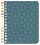 Lizzy Card Határidőnapló 2026 heti B/5 PLANALL Classic spirálos keményfedelű gumis Teal (21534)