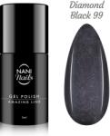 Naní Ojă semipermanentă Amazing Line 5 ml - Diamond Black