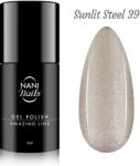 Naní gél lakk Amazing Line 5 ml - Sunlit Steel