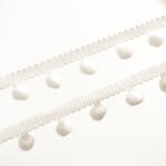 Takoy Paszomány bojttal 1cm fehér / 18, 5m