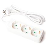  Hosszabbító 3 aljzat 5m SCHUKO, 16A, kábel 1, 5mm2