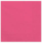 PartyDeco Szalvéta 33x33cm egyszínű 20db, SötétRózsaszín, Pink (LUFI881543)