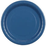 Partydeco Papírtányér 18cm 6db Sötétkék (LUFI749158)