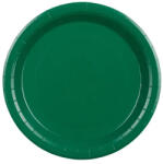 Partydeco Papírtányér 23cm 6db sötétzöld (LUFI702601)
