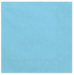 PartyDeco Szalvéta 33x33cm egyszínű 20db, Világoskék (LUFI623373)