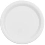 Partydeco Papírtányér 18cm 6db Fehér (LUFI866392)