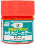 Mr Hobby Aqueous Hobby Color Paint (10 ml) Fluorescent Red H-101