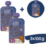 Ella's Kitchen 2+1 INGYEN: Ella's Kitchen BIO Áfonya és körte reggeli (100 g)