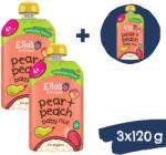 Ella's Kitchen 2+1 INGYEN: Ella's Kitchen BIO Babarizs, körte és őszibarack (120 g)