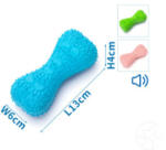 Nobleza Csont alakú latex kutyajáték nyikorgó (044368Z)