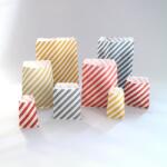  Csíkos papírtasak 16x20, 5 cm-es méretben