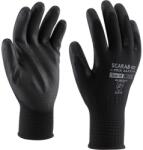 ROCK SAFETY Szerelőkesztyű poliészter PU tenyérmártással méret 9-es eco fekete_SCARAB-ECO/09 (50162)