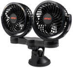AMiO PRO FAN autós ventilátor tapadókoronggal két sebességi móddal 2 x 4" 12V PRÉMIUM (03010)