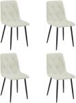 FDY Set 4 Scaune Bucatarie/Dining Fido Material Textil Bej