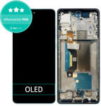 Motorola Edge 60 Fusion - Ecran LCD + Sticlă Tactilă + Ramă (Amazonite) OLED, Amazonite