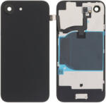 Apple iPhone 16e - Sticlă pentru carcasa din spate + Sticlă cameră (Black), Black