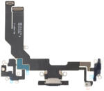 Apple iPhone 16e, 17e - Conector de Încărcare + Cablu Flex (Black), Black