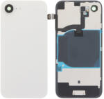 Apple iPhone 16e - Sticlă pentru carcasa din spate + Sticlă cameră + Placă metalică (White), White