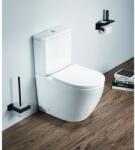 Foglia Set vas wc stativ rimless Foglia Oslo cu rezervor si capac soft close inclus, alb lucios (A2342X)