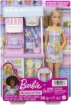 Mattel Papusa You Can Be Anything HCN46 - Barbie, Magazinul de inghetata (HCN46) Papusa