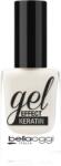bellaoggi Gel Effect Keratin Nail Polish körömlakk árnyalat White Angel 10 ml