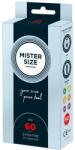 MISTER SIZE óvszer, 10 db, Latex, 60 mm, 20 cm, Átlátszó (ERRMS60/10)