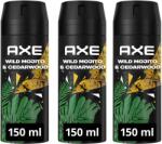 AXE Triopack Wild Green Mojito 150 ml (3x8720181027680)