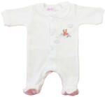 Asti Kislány rugdalózó - Maci mintával, elöl patentos