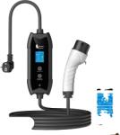  Hordozható EV töltő, intelligens alkalmazásvezérlés, 5M kábelhossz, App-Eu Schuko Plug, Type2