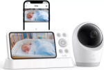 Eufy Monitor baby eufy E21 4K UHD Display 5 inch 720p 8X Zoom Alb (e8354321) Aparat supraveghere bebelus