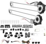  Elektromos elektromos ablakkonverziós készlet, Universal Fit, 2 ajtó járművek,