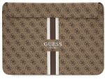 GUESS Sleeve GUCS14P4RPSW 14" Barna/barna 4G Nyomtatott Csíkok