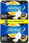 Always Șervețel sanitar cu aripi Always Ultra Secure Night Extra 10pcs (10FC010122)