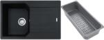 Franke Urban gránit mosogató lefolyóbetéttel 78x50 cm szürke/grafit/onix 114.0743. 077 (1140743077)