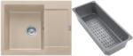 Franke Maris gránit mosogató lefolyóbetéttel 62x50 cm bézs 114.0741. 965 (1140741965)
