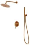 Lavita Orion zuhany készlet beépített trópusi zuhany opcióval réz 5900378357339 (5900378357339)