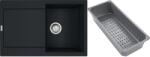 Franke Maris gránit mosogató lefolyóbetéttel 78x50 cm fekete 114.0741. 972 (1140741972)