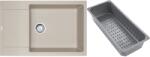 Franke Maris gránit mosogató lefolyóbetéttel 78x50 cm bézs 114.0741. 973 (1140741973)